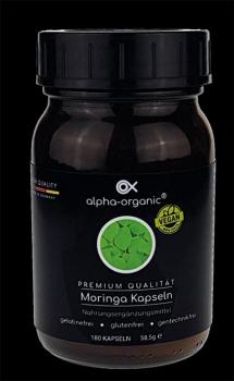 alpha-organic® Moringa Kapseln vegan